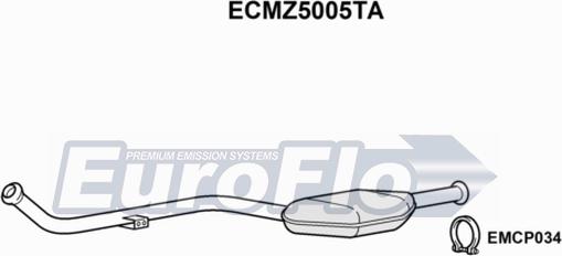 EuroFlo ECMZ5005TA - Catalyseur cwaw.fr