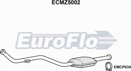 EuroFlo ECMZ5002 - Catalyseur cwaw.fr