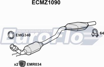 EuroFlo ECMZ1090 - Catalyseur cwaw.fr