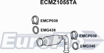 EuroFlo ECMZ1055TA - Catalyseur cwaw.fr