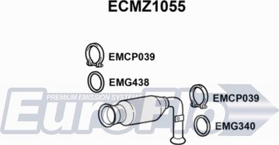 EuroFlo ECMZ1055 - Catalyseur cwaw.fr