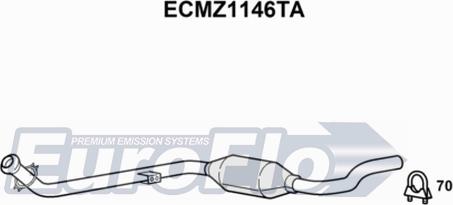 EuroFlo ECMZ1146TA - Catalyseur cwaw.fr