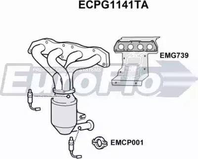 EuroFlo ECPG1141TA - Catalyseur cwaw.fr