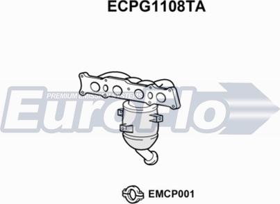 EuroFlo ECPG1108TA - Catalyseur cwaw.fr