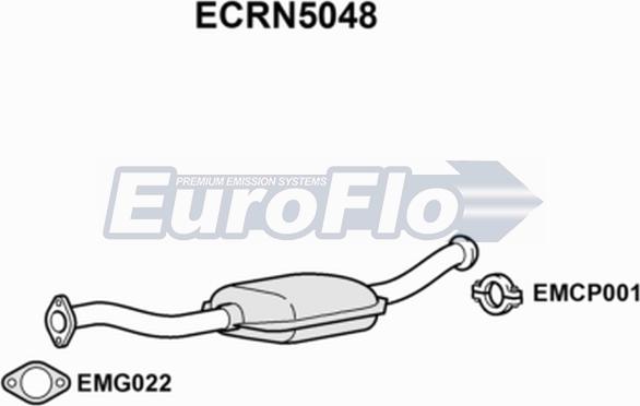 EuroFlo ECRN5048 - Catalyseur cwaw.fr