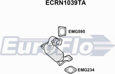 EuroFlo ECRN1039TA - Catalyseur cwaw.fr