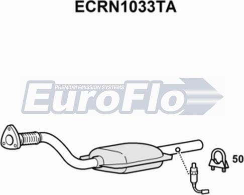 EuroFlo ECRN1033TA - Catalyseur cwaw.fr