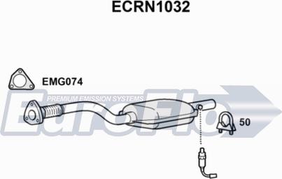 EuroFlo ECRN1032 - Catalyseur cwaw.fr