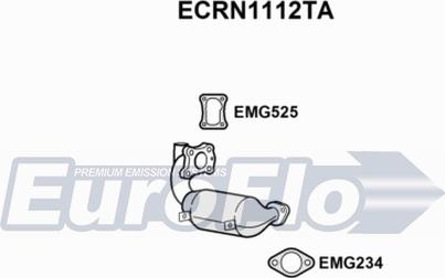 EuroFlo ECRN1112TA - Catalyseur cwaw.fr