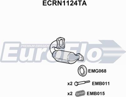 EuroFlo ECRN1124TA - Catalyseur cwaw.fr