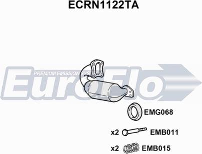 EuroFlo ECRN1122TA - Catalyseur cwaw.fr