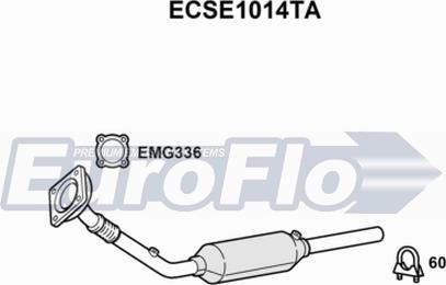 EuroFlo ECSE1014TA - Catalyseur cwaw.fr