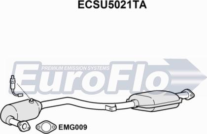 EuroFlo ECSU5021TA - Catalyseur cwaw.fr