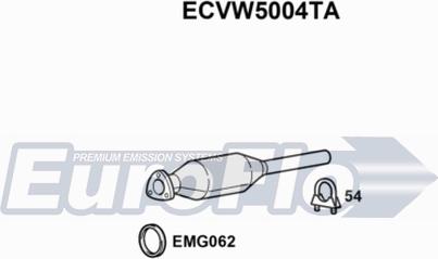 EuroFlo ECVW5004TA - Catalyseur cwaw.fr