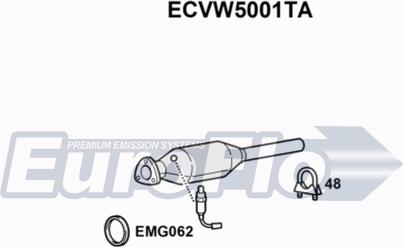 EuroFlo ECVW5001TA - Catalyseur cwaw.fr