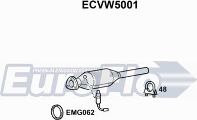 EuroFlo ECVW5001 - Catalyseur cwaw.fr