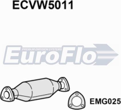 EuroFlo ECVW5011 - Catalyseur cwaw.fr