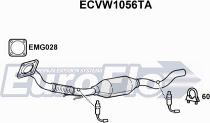 EuroFlo ECVW1056TA - Catalyseur cwaw.fr