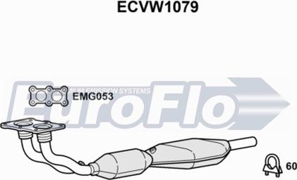 EuroFlo ECVW1079 - Catalyseur cwaw.fr