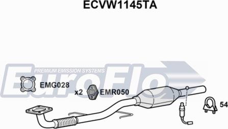 EuroFlo ECVW1145TA - Catalyseur cwaw.fr