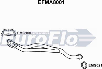 EuroFlo EFMA8001 - Tuyau d'échappement cwaw.fr