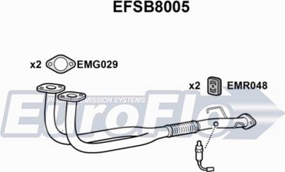 EuroFlo EFSB8005 - Tuyau d'échappement cwaw.fr