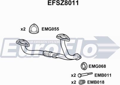 EuroFlo EFSZ8011 - Tuyau d'échappement cwaw.fr