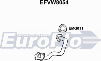 EuroFlo EFVW8054 - Tuyau d'échappement cwaw.fr