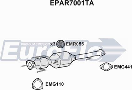 EuroFlo EPAR7001TA - Filtre à particules / à suie, échappement cwaw.fr