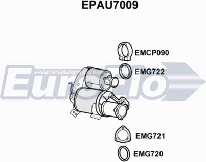 EuroFlo EPAU7009 - Filtre à particules / à suie, échappement cwaw.fr