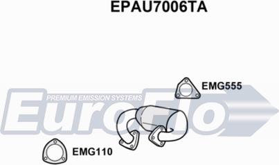 EuroFlo EPAU7006TA - Filtre à particules / à suie, échappement cwaw.fr