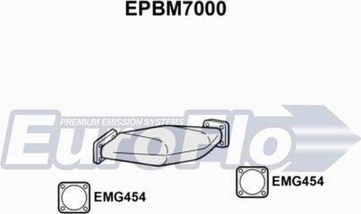 EuroFlo EPBM7000 - Filtre à particules / à suie, échappement cwaw.fr