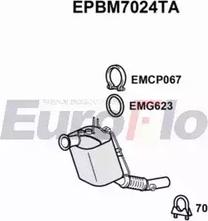 EuroFlo EPBM7024TA - Filtre à particules / à suie, échappement cwaw.fr