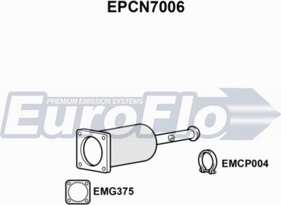 EuroFlo EPCN7006 - Filtre à particules / à suie, échappement cwaw.fr