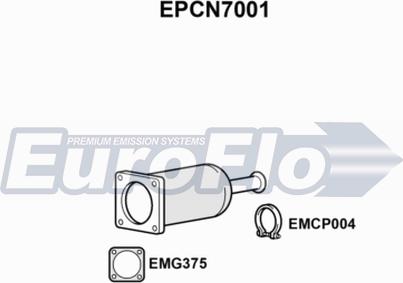 EuroFlo EPCN7001 - Filtre à particules / à suie, échappement cwaw.fr