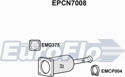 EuroFlo EPCN7008 - Filtre à particules / à suie, échappement cwaw.fr