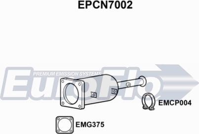 EuroFlo EPCN7002 - Filtre à particules / à suie, échappement cwaw.fr