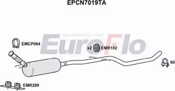 EuroFlo EPCN7019TA - Filtre à particules / à suie, échappement cwaw.fr