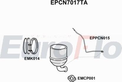 EuroFlo EPCN7017TA - Filtre à particules / à suie, échappement cwaw.fr