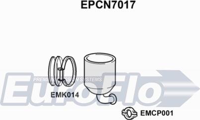 EuroFlo EPCN7017 - Filtre à particules / à suie, échappement cwaw.fr