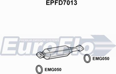 EuroFlo EPFD7013 - Filtre à particules / à suie, échappement cwaw.fr