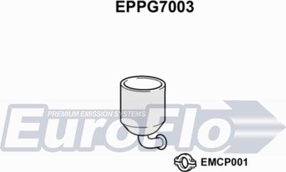 EuroFlo EPPG7003 - Filtre à particules / à suie, échappement cwaw.fr