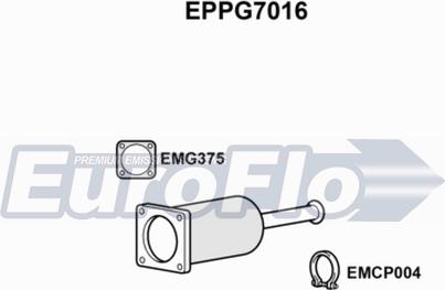 EuroFlo EPPG7016 - Filtre à particules / à suie, échappement cwaw.fr