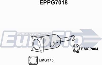 EuroFlo EPPG7018 - Filtre à particules / à suie, échappement cwaw.fr