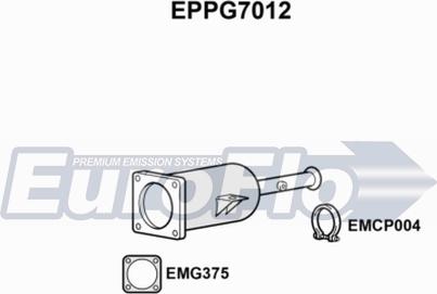 EuroFlo EPPG7012 - Filtre à particules / à suie, échappement cwaw.fr