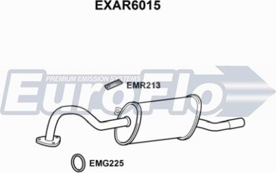 EuroFlo EXAR6015 - Silencieux arrière cwaw.fr