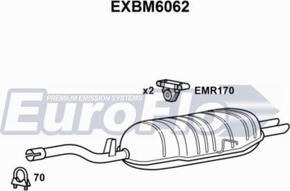 EuroFlo EXBM6062 - Silencieux arrière cwaw.fr