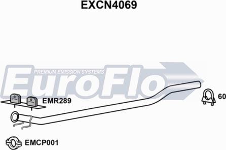 EuroFlo EXCN4069 - Tuyau d'échappement cwaw.fr