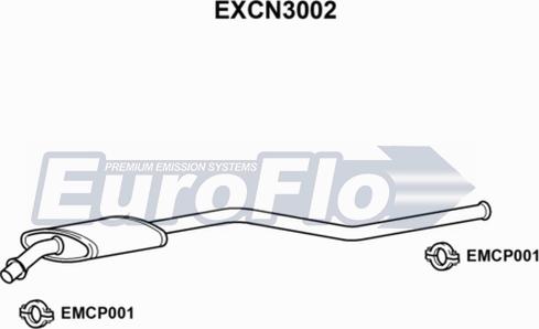 EuroFlo EXCN3002 - Silencieux central cwaw.fr