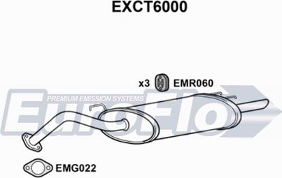 EuroFlo EXCT6000 - Silencieux arrière cwaw.fr